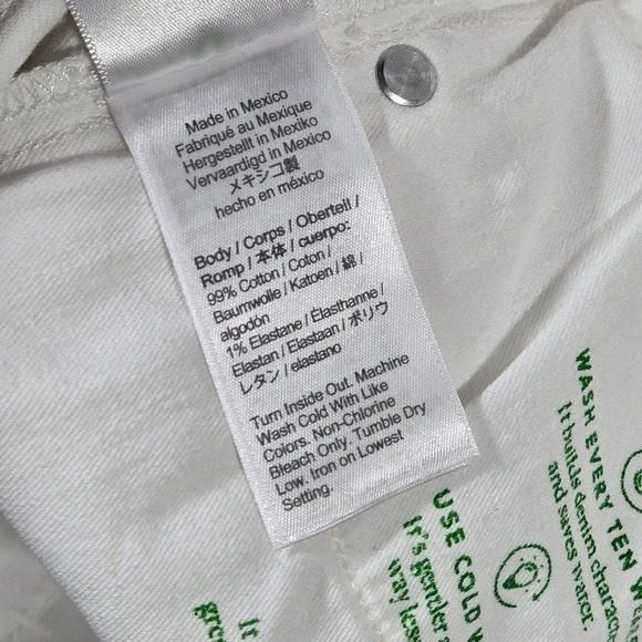 J Crew Wide Leg Trouser Jeans White Denim High Rise BM338 Size 31 NEW - Picture 6 of 13